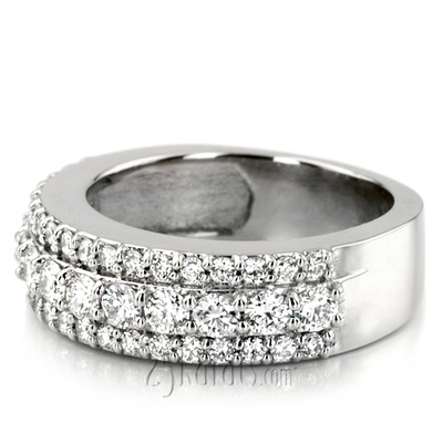 Beautiful Brilliant Diamond Wedding Anniversary Band