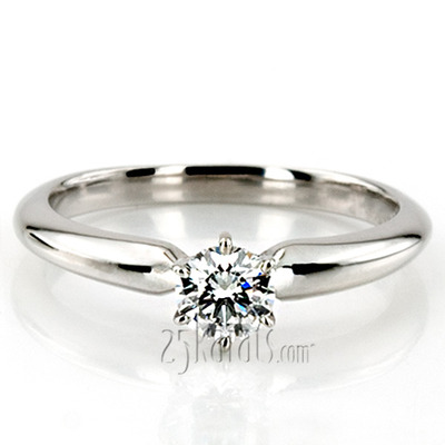 Round Cut 6-Prong Classic Solitaire Engagement Ring