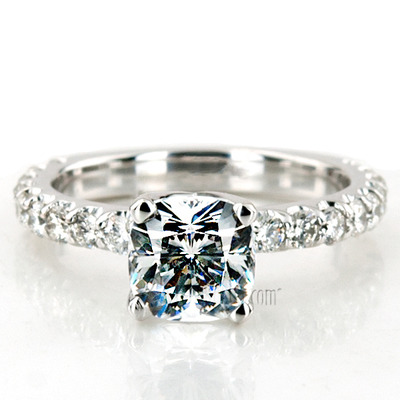 Platinum Custom Engagement Ring