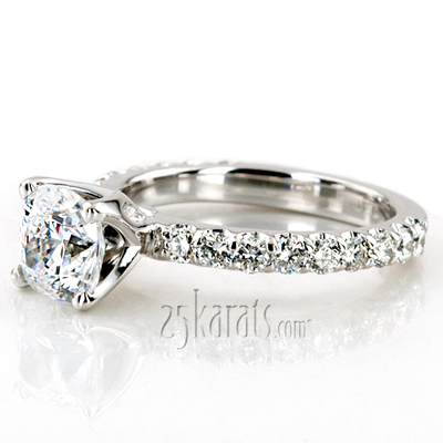 Platinum Custom Engagement Ring