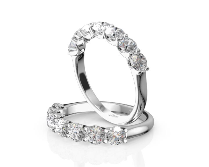 New Classic 7-Stone U-Prong Woman Ring (1 1/4 ct. tw.) 360° view