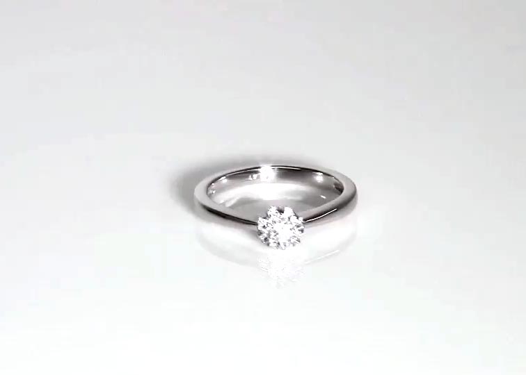 Cluster Center Promise Ring (0.18ct. tw.) 360° view